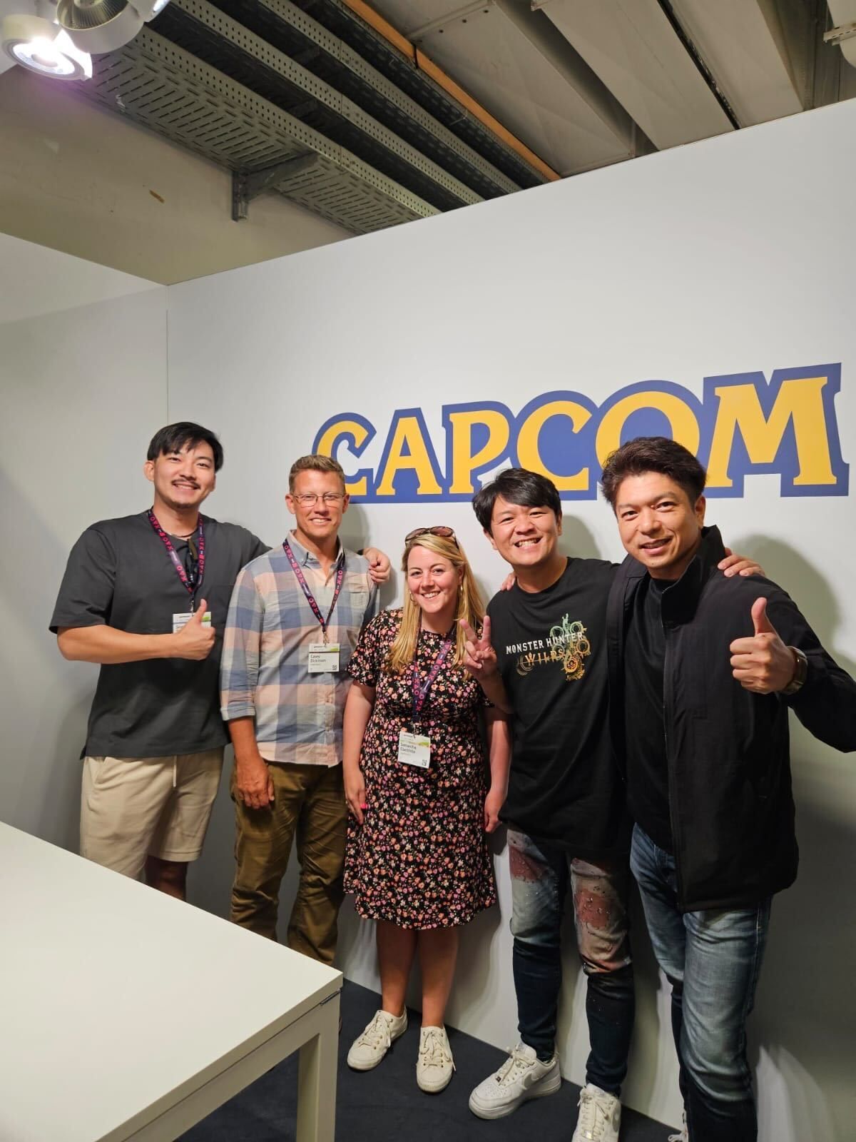 SuperFaction and CapCom team at GamesCom 2024